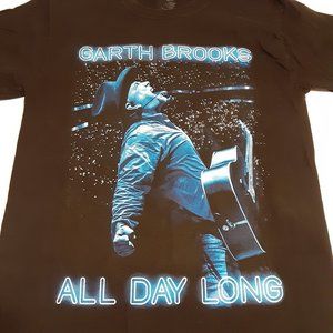 5/$20 Garth Brooks All Day Long Graphic Women's SS T Shirt S on Hanes Tag